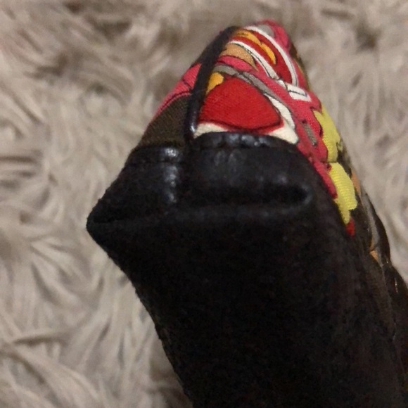 Vera Bradley Wristlet-Brown-Cloth-EUC-8x4 - Picture 12 of 14